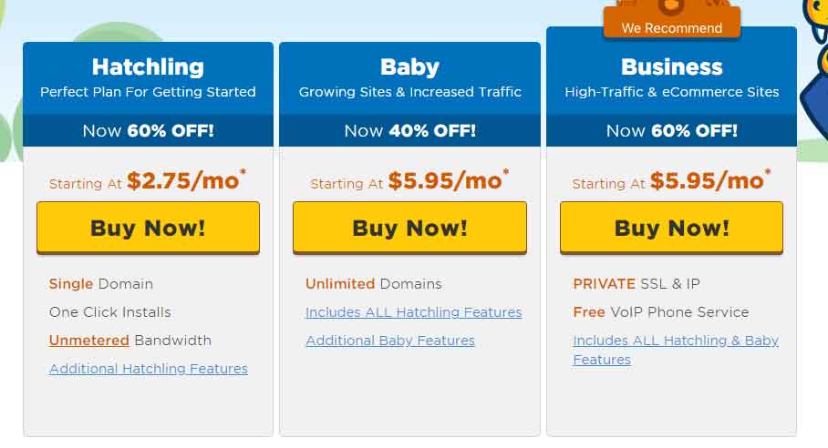 hostgator business plan coupon